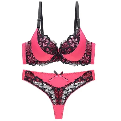 В наличии, оптовая продажа, фабрика Oem, модное сексуальное нижнее белье с цветочным кружевом, комплект женского бюстгальтера