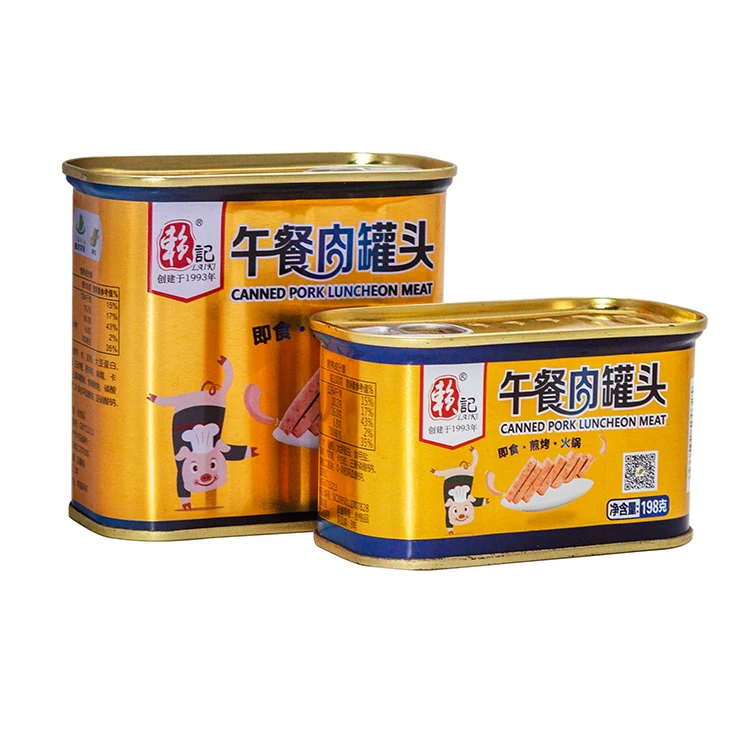 Widely Used Superior Quality Tin Food Luncheon Meat Canned Production Line  Luncheon Meat (golden Pot)