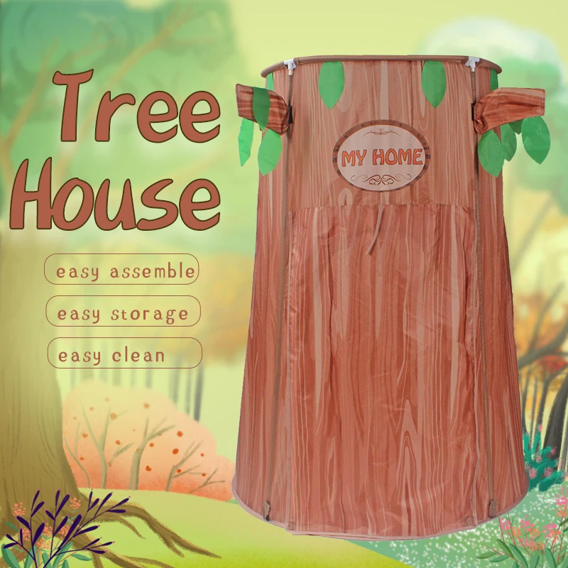 Hot sale tent playhouse for kids tree house tent for children fabric play tent