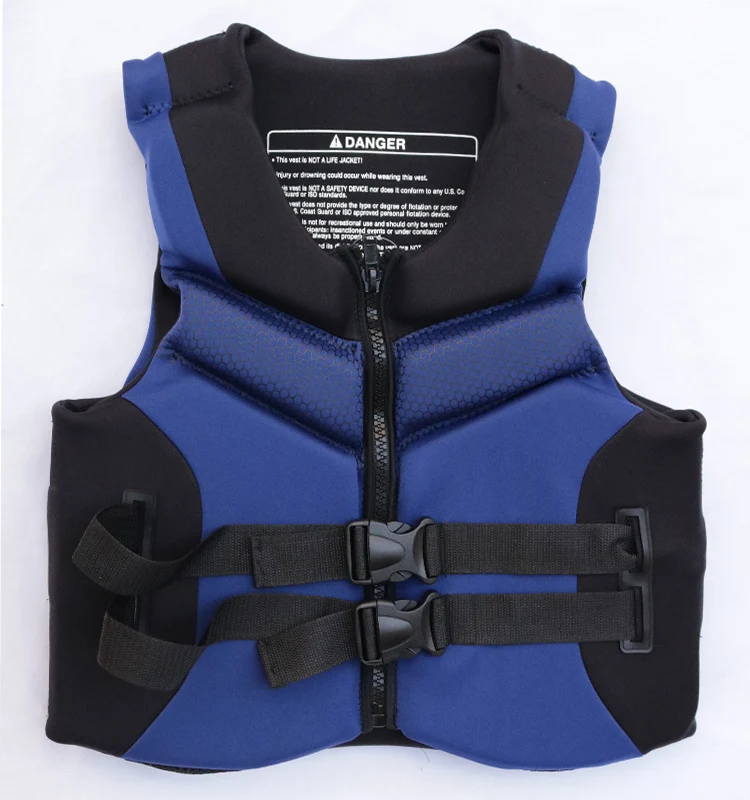 Sbart Adult Buoyancy Vest Front Zipper Swim Vest EPE Foam Fishing Marine Life Jacket Neoprene Swimming Surfing Kayak Life Vest