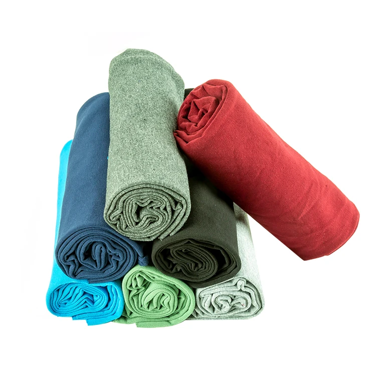 
Custom 95% Cotton 5% Spandex Looped Knit Fabric Hoodie Textile 