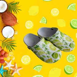 Новинка 2020, оптовая продажа, милые и Модные сабо-сабо из ЭВА с принтом фруктов для детей и женщин