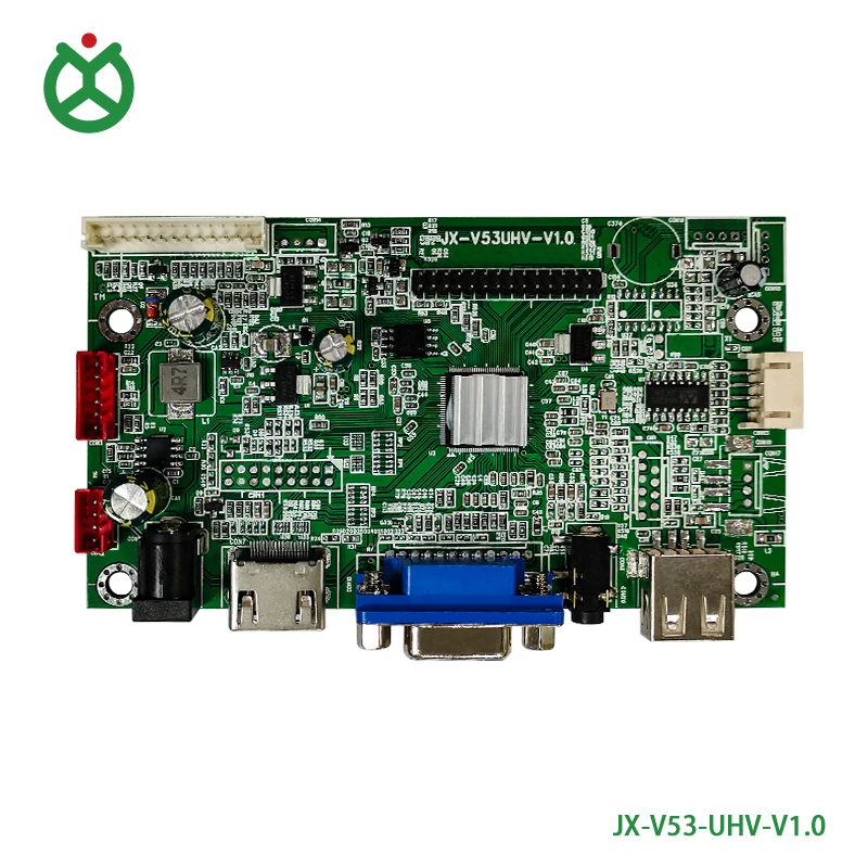 JX-V53 HD LCD controller board HDMI+2USB+AV USB touch/upgrade and 232 serial port functions