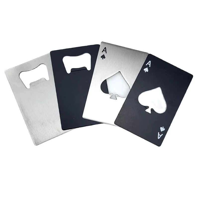 Wallet Size Stainless Steel Credit Card Bottle Opener Business Card Beer Openers