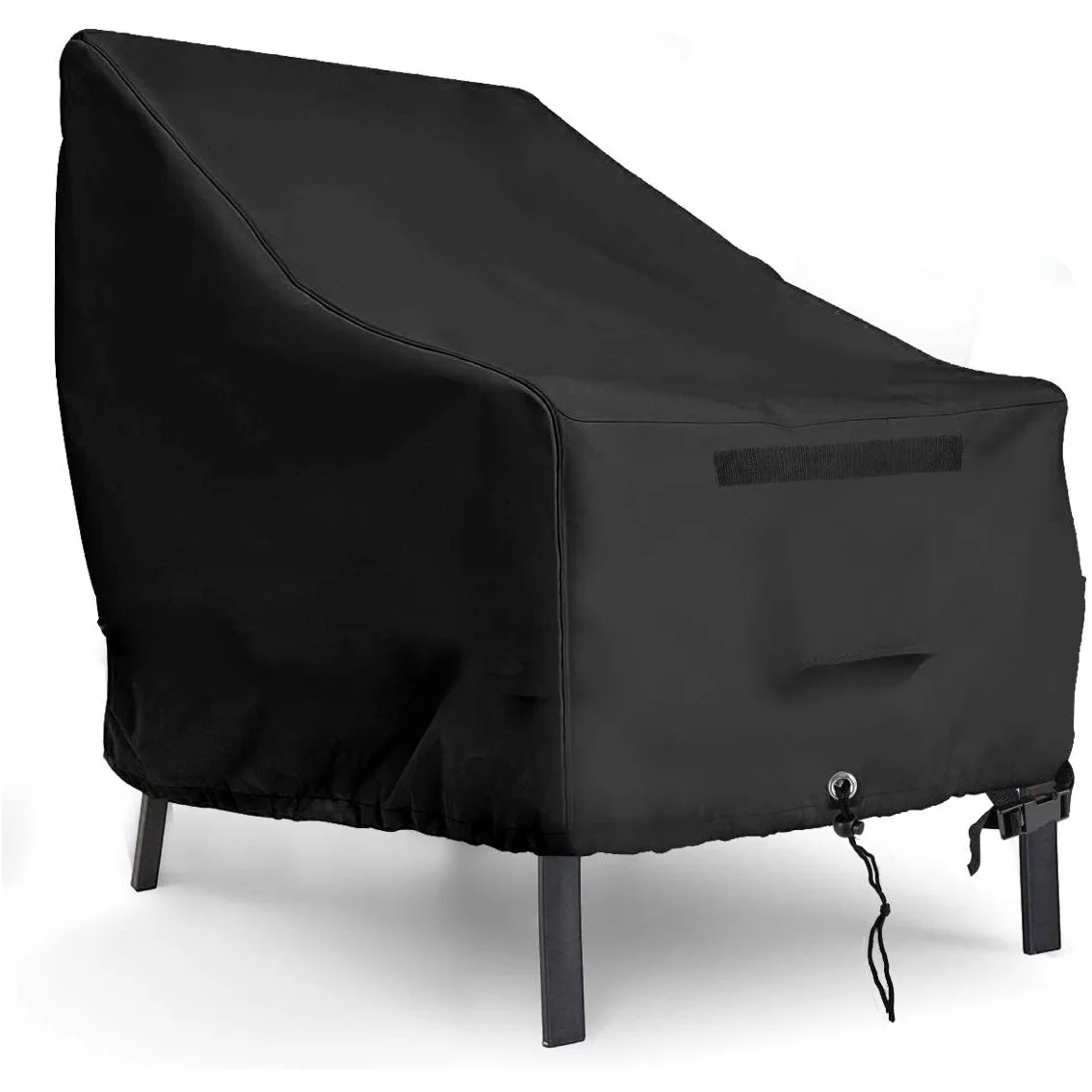 
Outdoor Stackable-Chair Patio Furniture Cover Waterproof Deep Seat Lounge Chair Cover 