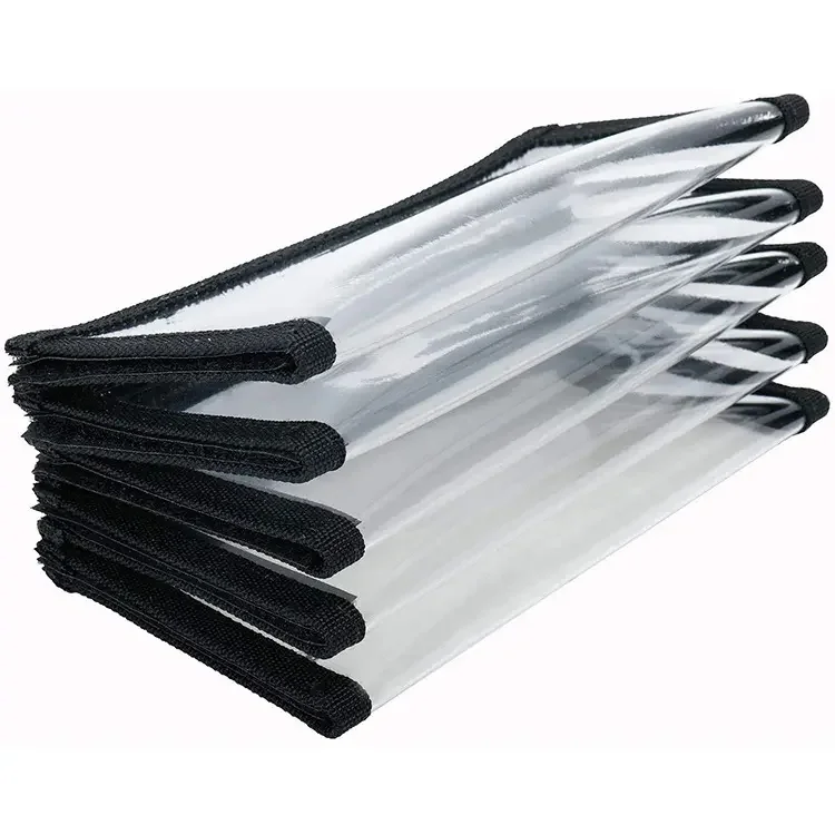 Customized Fishing Lure Covers Transparent PVC Fishing Lure Pocket Protector Wrap Fishing Hook Covers