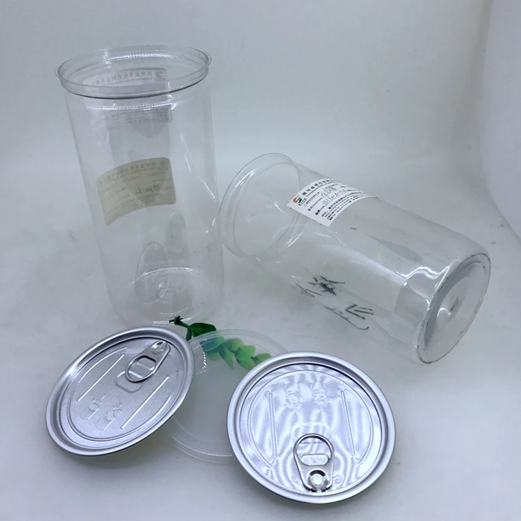 HeePACK Plastic PET milk tea juice coffee beverage drink disposable containers bottle canned storage pop soda can