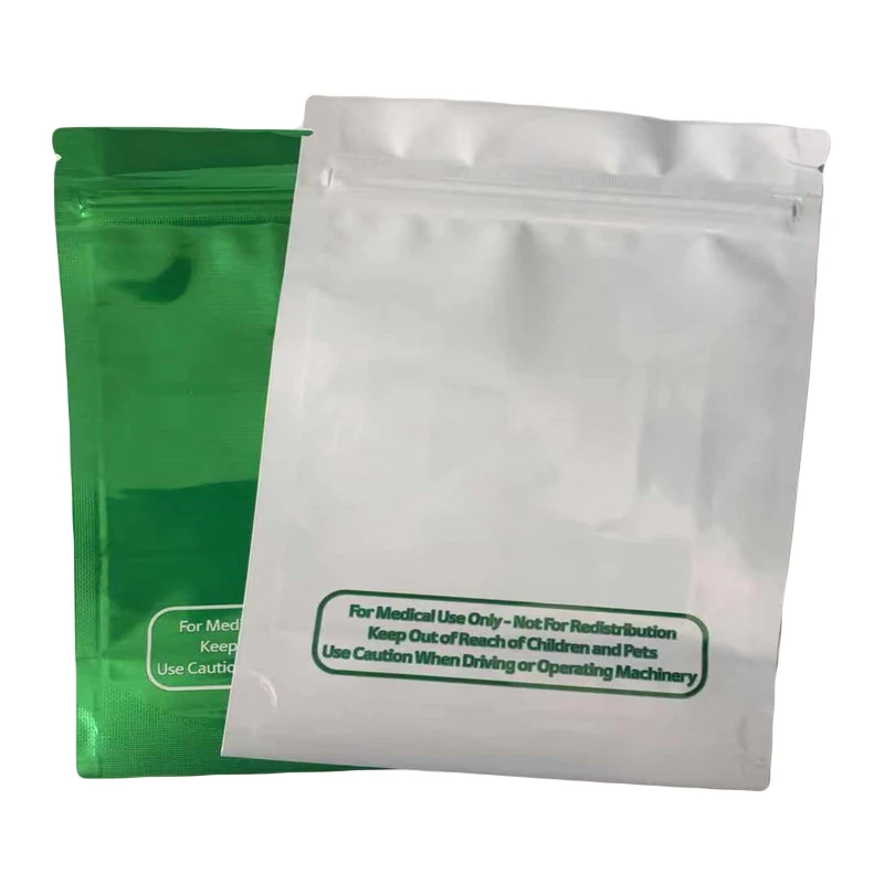 Smell Proof CR Airtight Ziplock Food Packaging Mylar Bag