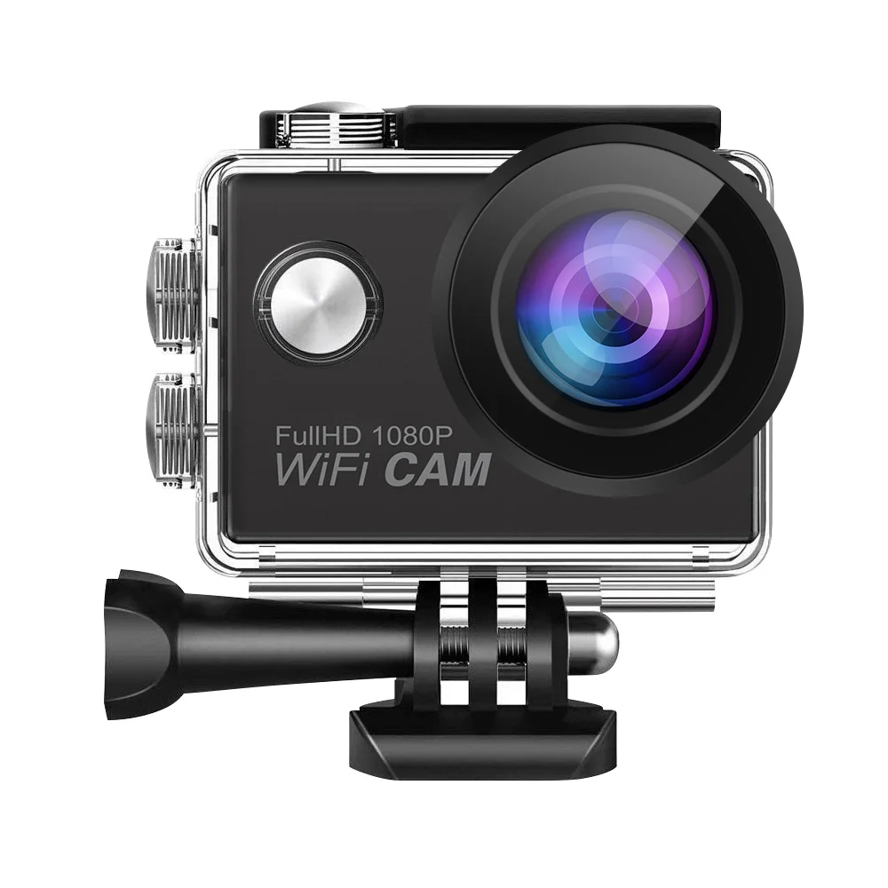 Ausek Bicycle Handlebar Front Light Computer Camera 1080P Hd Bike Motorcycle Helmet Sports Camera Hd Action Cam