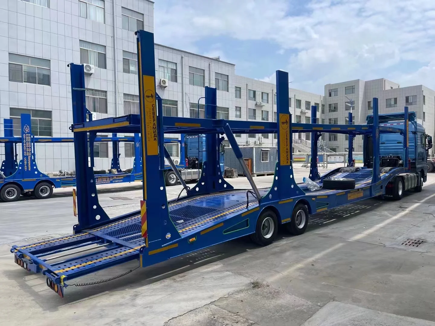 3 Axles Car Carrier Trailer Car Transport Semi Trailer Car Carrying Semi-trailer