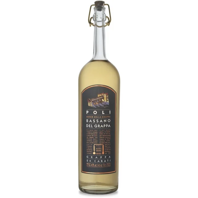 Made in Italy Grappa Poli Bassano 24 alcohol digestive beverage perfect after dinner for retail