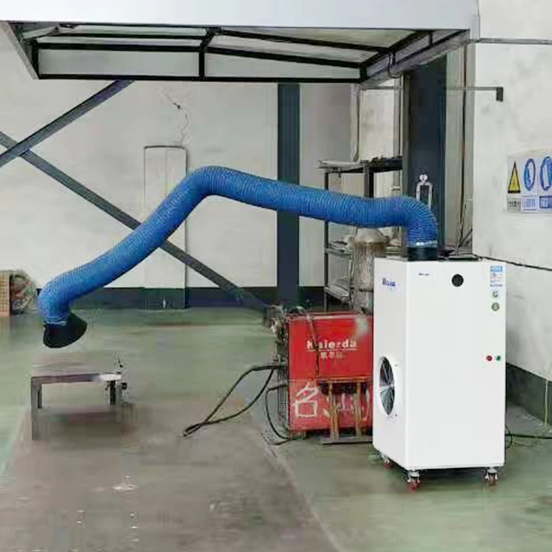 Промышленный пылесборник Moland MLWF120 кВт, экстрактор сварочного дыма и дыма с ручкой для извлечения