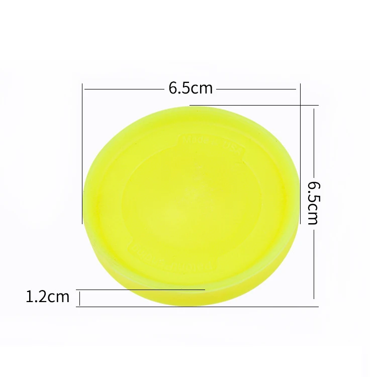Mini Pocket Size Silicone Rubber Flying Disc Silicone Soft Flying Frisbeed Disc for Boomerang Outdoor Sports