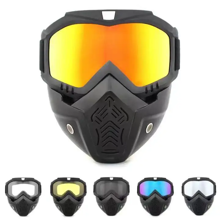 high quality downhill Off MX Motocross Goggles harley Dirt Bike Motocross Riding Motorcycle Goggles With Mask