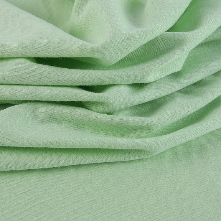 Manufacturer 32s 150GSM TC Poly Knitted 35 Cotton 65 Polyester Single Jersey Fabric For Tshirt