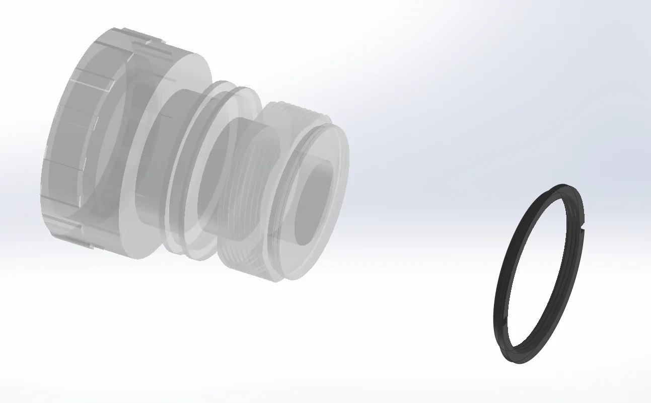 PVS14  PVS31  Objective Lens Stop Ring PVS Lens Screw Locking ring IMAGE INTENSIFIER TUBE LOCK RING