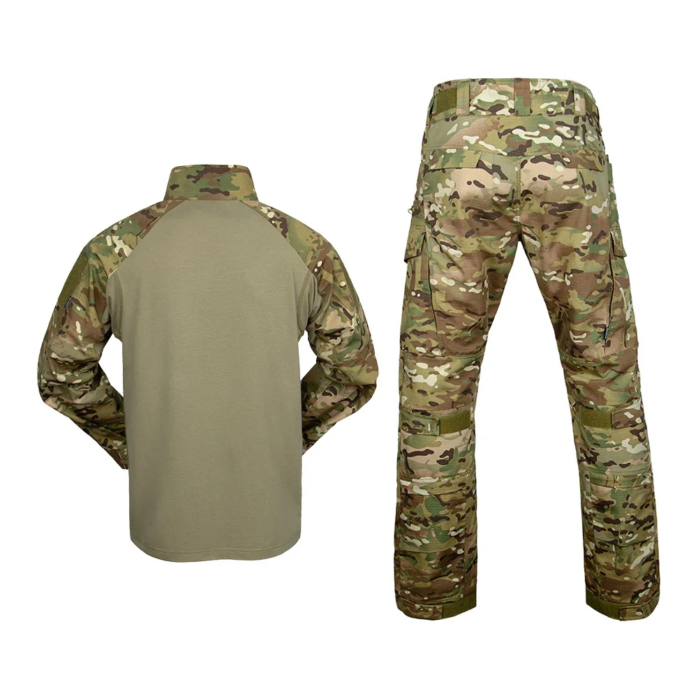 Custom G4 Camouflage Clothing Shirt Pants Frog Suit Multicam CP Tactical Uniform With Knee Pads