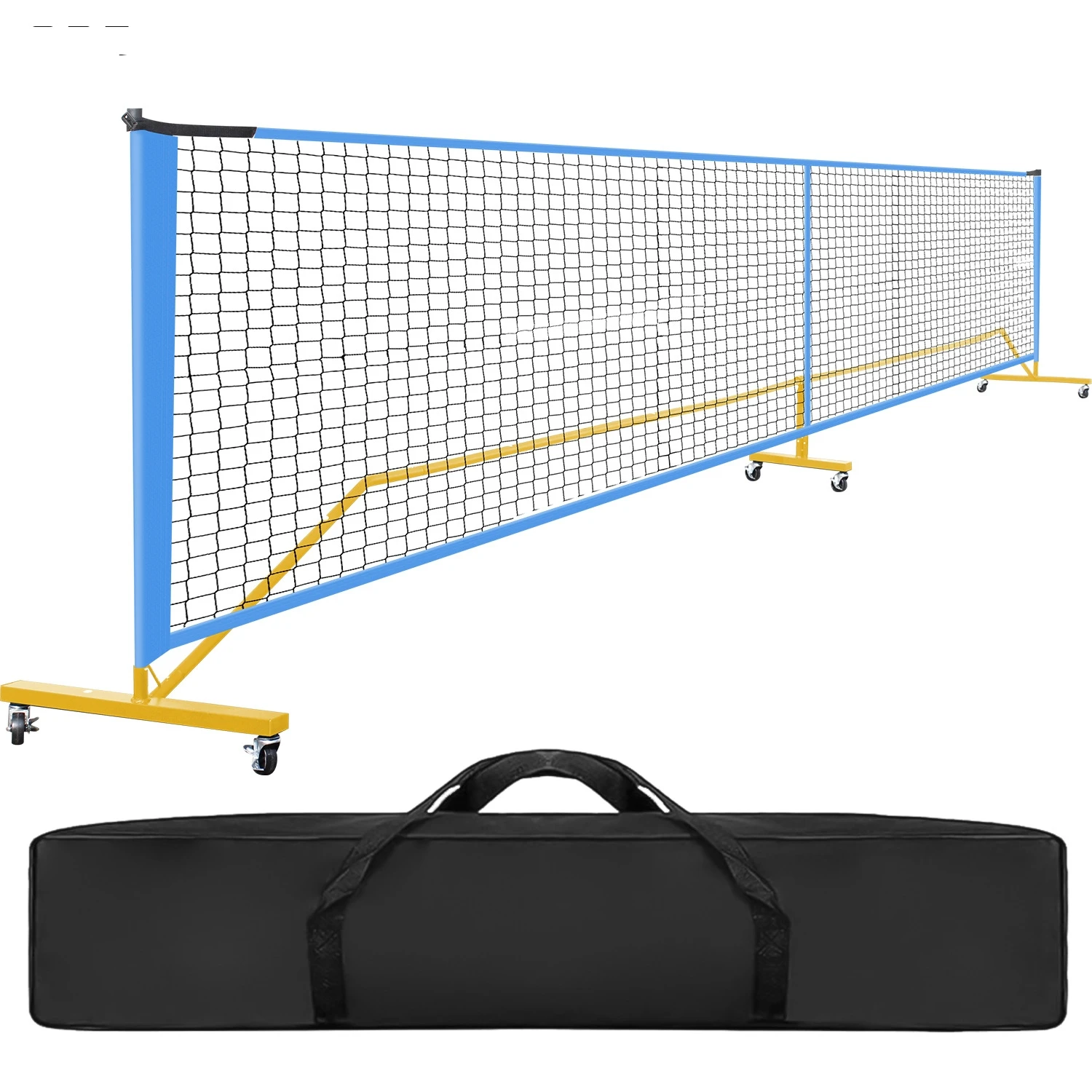 Indoor Outdoor Portable Pickleball Net with Wheels Pickleball Nets Designed for All Weather Conditions