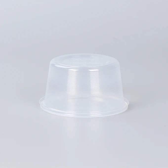 500ml Transparent Disposable Microwaveable Hot Soup Noodle Packing Bowl Cups To Go Pack Plastic Food Round Container With Lid