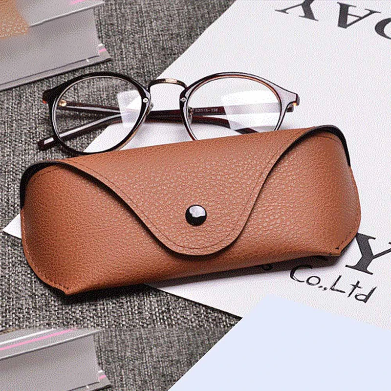 YT3026 Factory Custom Logo Imitation Leather Sunglasses Case High Quality PU Glass Case Bag