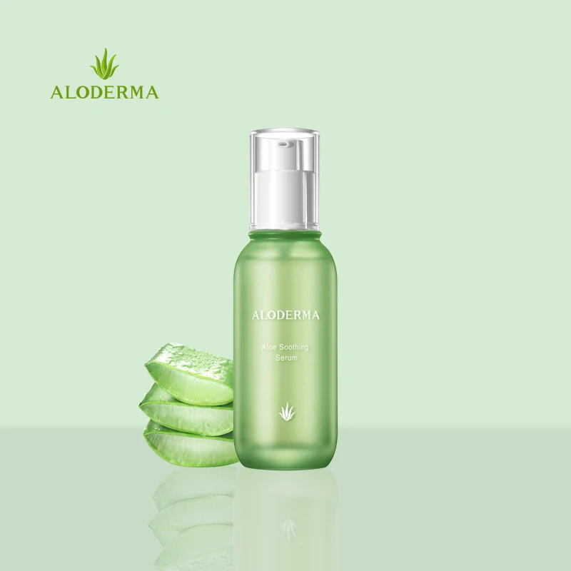 USA Aloderma Soothing and Repairing Skin Care Face basic Serum100ml Organic Aloe Moisturizing Face serum hydrating Dry Skin