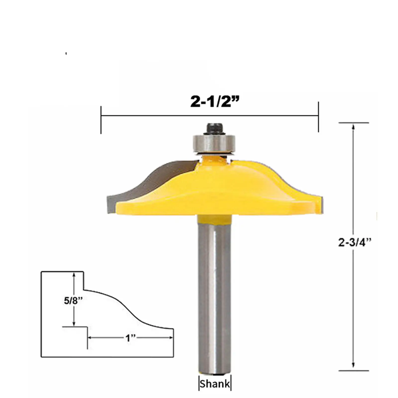 3pcs/lot Raised Panel Cabinet Door Router Bit Set 6mm/6.35mm/8mm/12.7mm Shank Rail & Stile Tenon Ogee Wood Milling Cutter