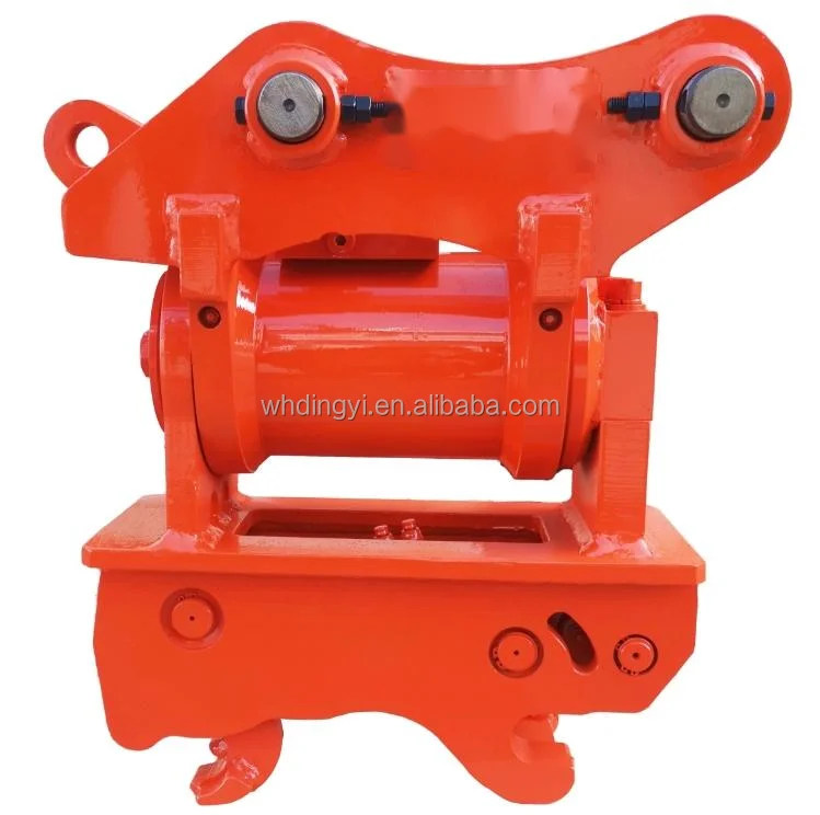 Excavator Hydraulic Tilting Quick hitch power tilt   turning device