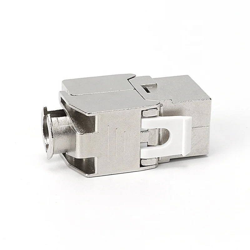 Shielded Metal RJ45 Cat6A Keystone Jacks