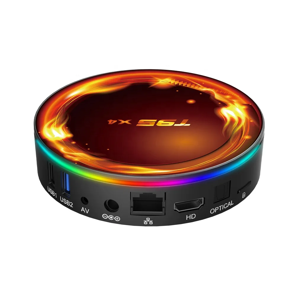 2023 QUNSHITECH New Model Android 11.0 Smart Box T95 X4 media player Amlogic S905X4 H96 X96 8K Dual band wifi TV Box