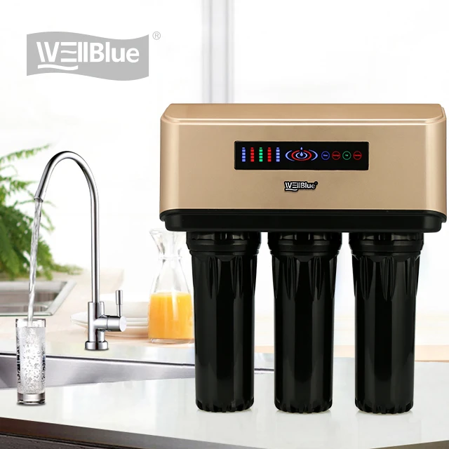 Well Designed ro filter system for home chlorine water filter pitcher Auto Flush 5 stage reverse osmosis water filter system
