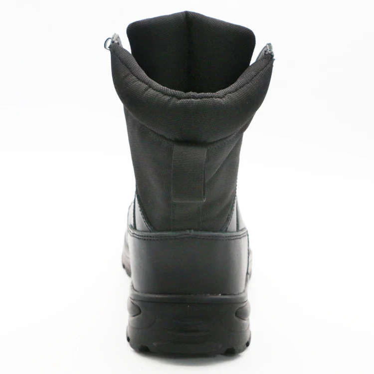 ENTE SAFETY Wholesale S3 protective fashion black high cut corrected grain micro leather upper waterproof safety boots