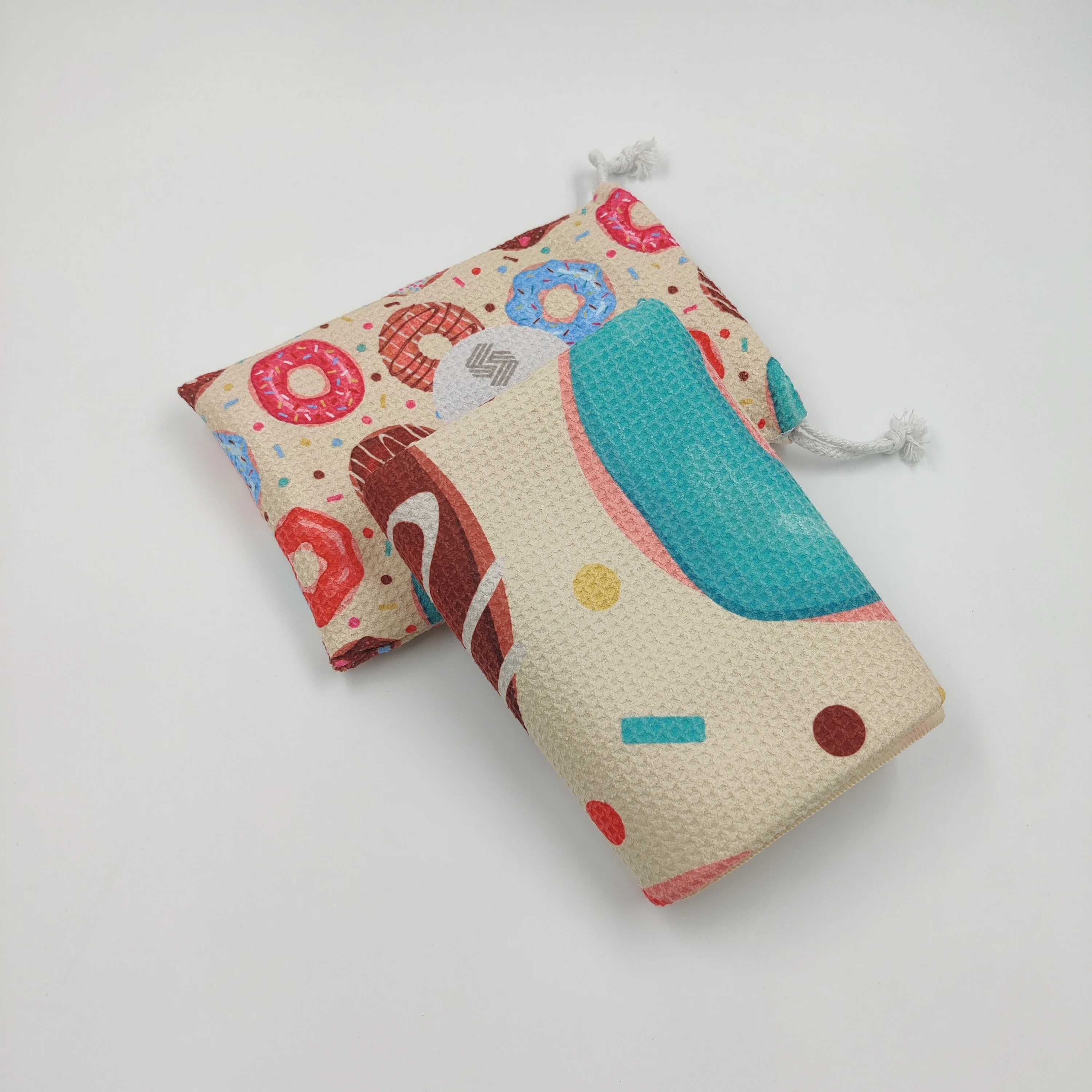 Quick dry microfiber sand free beach towel custom printing recycled plastic portable beach camping towels