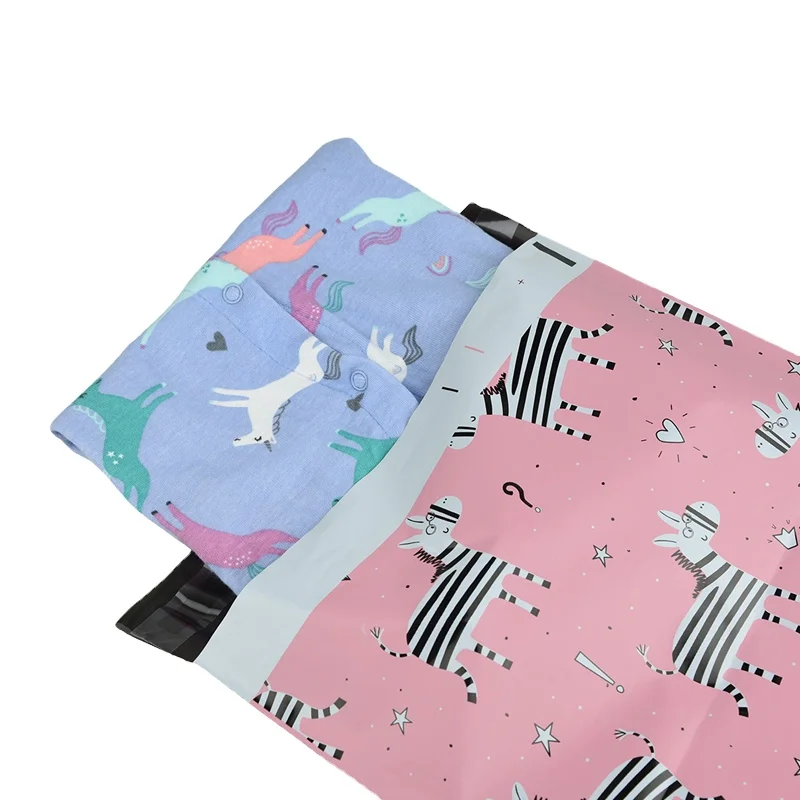 Custom Poly Mailing Bag Shipping Bags Rainbow Glitter Envelopes metallic aluminum foil holographic poly mailers