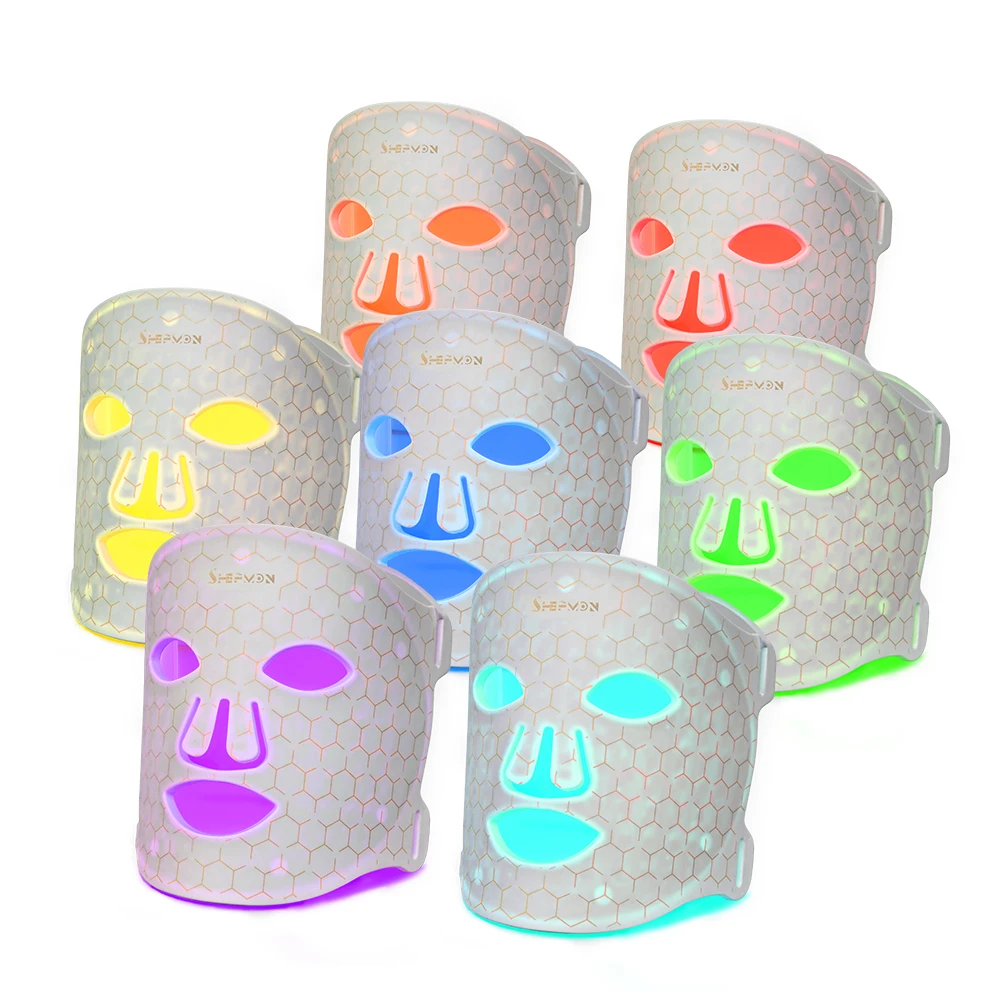 Wholesale Wireless Led Beauty face Mask Infrared Home Use Led Mask Light Therapy Led Facial Masks