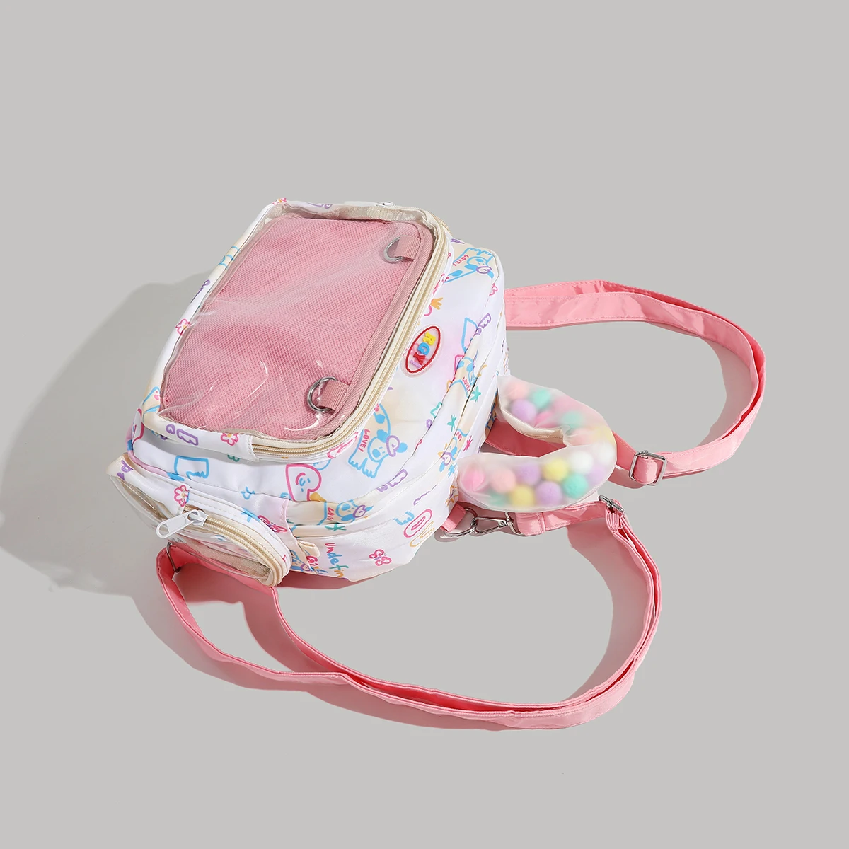 Small niche design new robot girl travel backpack cute pain bag backpack college student backpack