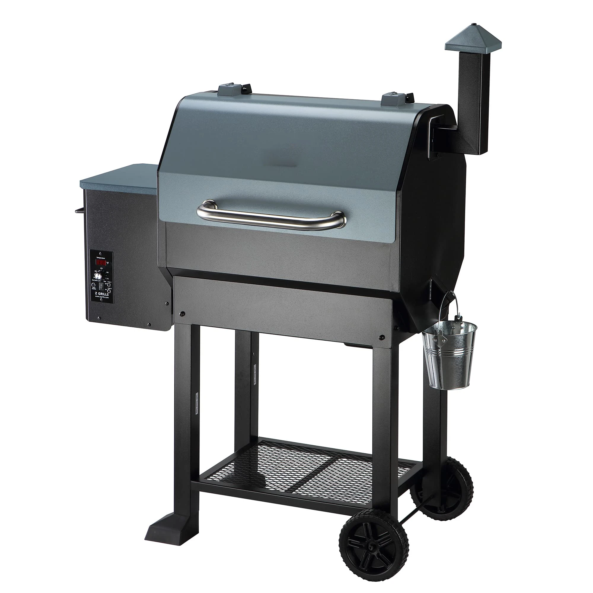Pellet Grill and Smoker with 1100 sq.in Cooking Area Meat Probes for Outdoor BBQ Smoke Bake and Roast