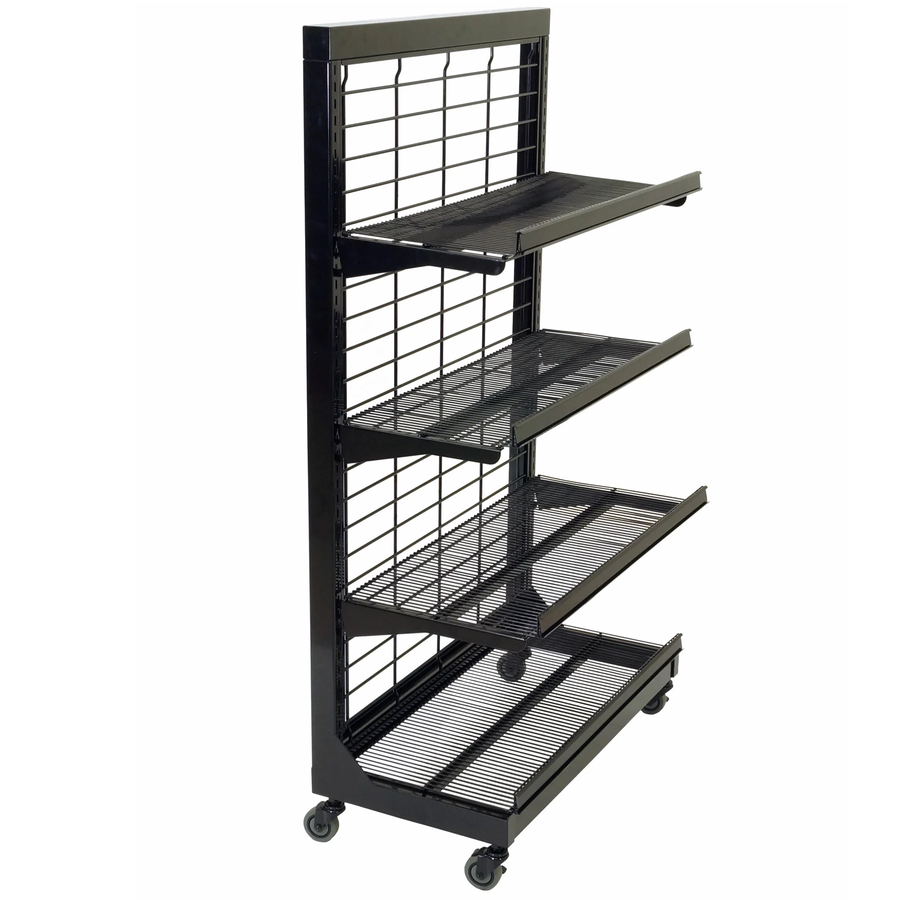 Metal Shop End Cap Stand Display Shelf Supermarket Display Shelf