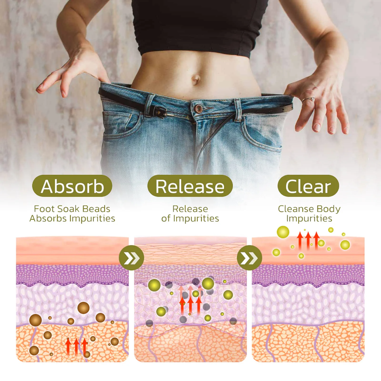 Травяные бусины для детоксикации и успокаивания ног