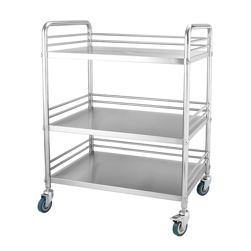 YFQ-T32 Hospital Stainless Steel Emergency Trolley Medicine Trolley