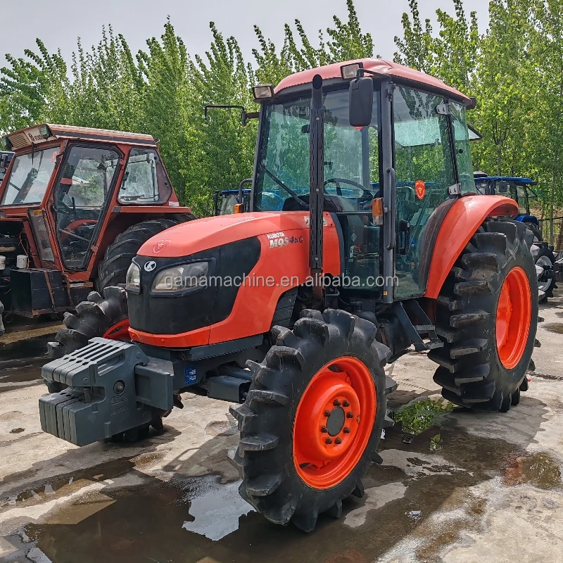 Дешевый Подержанный трактор kubota 95HP сельскохозяйственный колесный для продажи