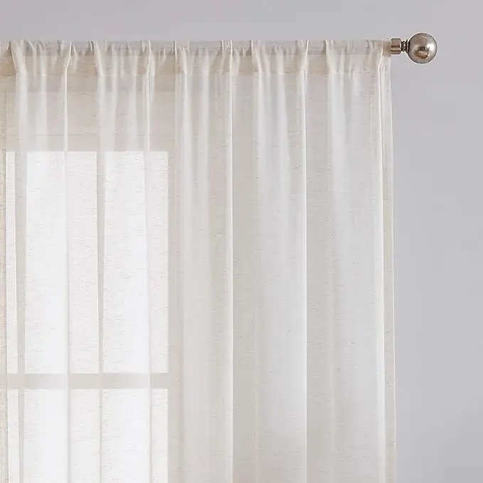 The Living Room Drapes Window Decor Curtain Modern Church Backdrop Decoration Sheer Luxury Bedroom Curtains for Home