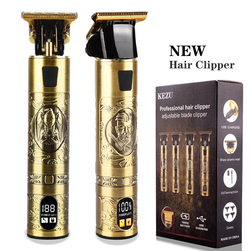 New Men Barber USB Rechargeable Electric hair trimmer Baldheaded Hair Clipper Cordless Shaver Trimmer Hair Cutting Machine