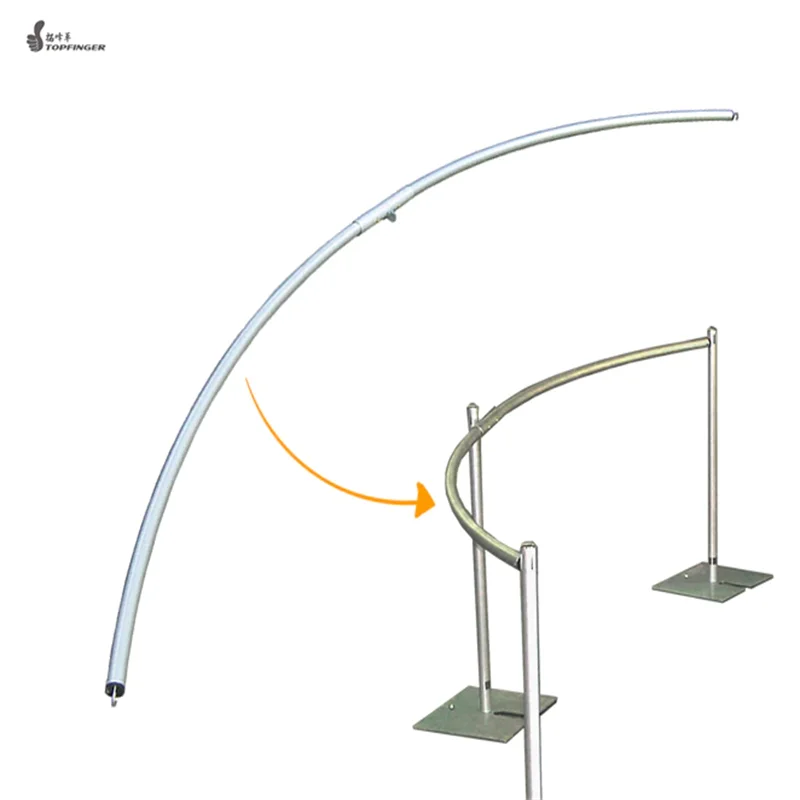 High Quality 3 M Round Crossbar Strong Adjustable Aluminum Pipe and Drape Backdrop Stand Heavy Duty for Wedding Stage Decoration