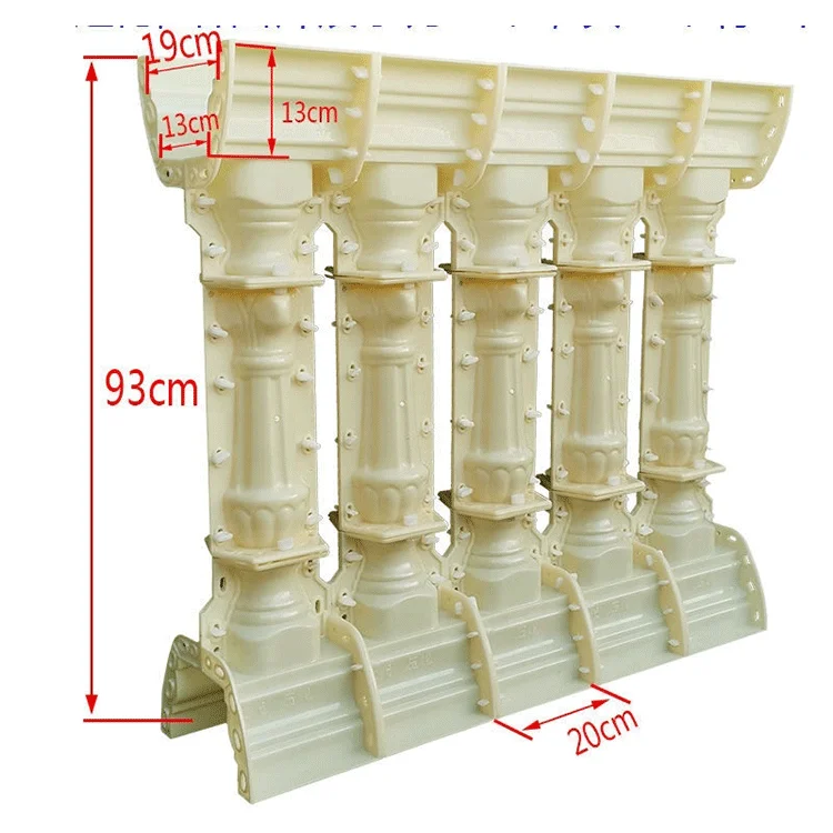 Wholesale price plastic mold for plaster 3d decorative wall panel silicone baluster mold for epoxy resin
