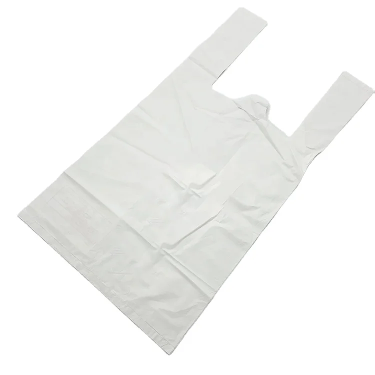 Take Out Bags Made of PLA PBAT Biodegradable Plastic Bag Eco Friendly Shopping Bags