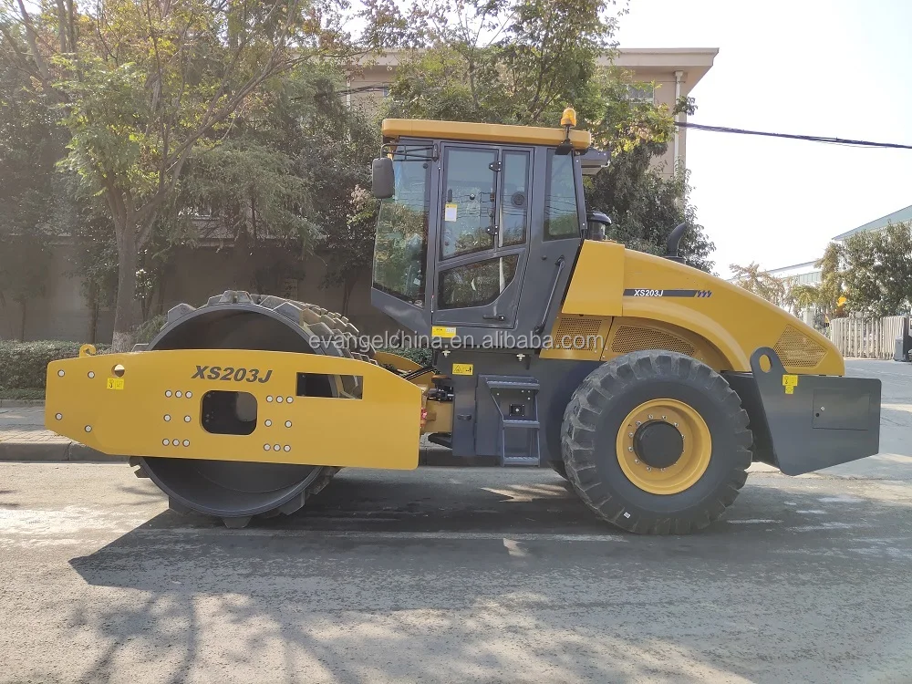 20Ton single drum vibratory road roller XS203J roller vibratory sheeps foot compactor