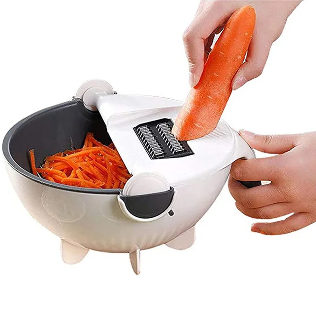 9 в 1 Многофункциональный портативный сливная корзина профессиональный бытовой ручной измельчитель овощей