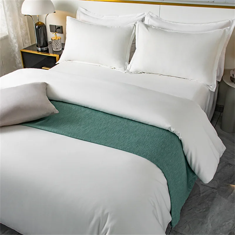 hotel bedsheet size design  bedding set White draps de lit quilt cotton satin linen bed sheet customized