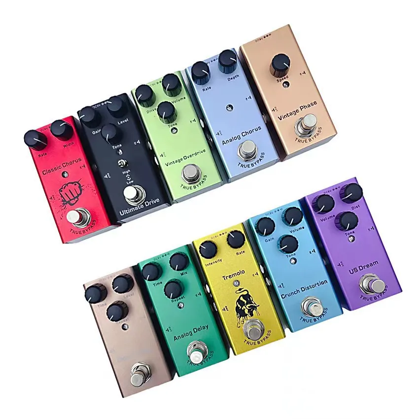 Wholesale high quality professional electric guitar effect pedals easy to carry guitar accessories