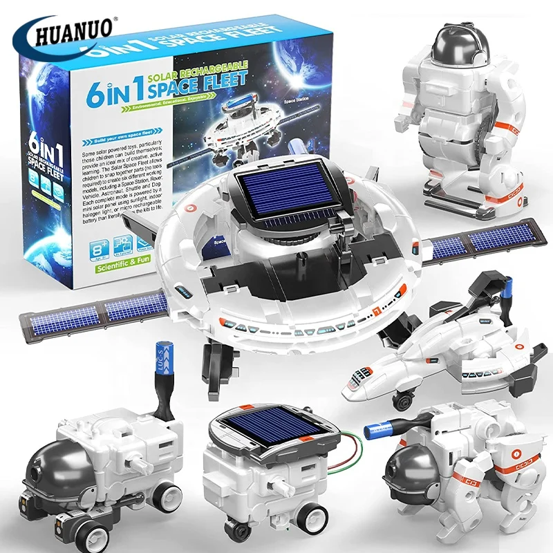 Игрушка STEM 6 в 1 солнечный космический флот Обучающие игрушки сборная Солнечная система игрушка